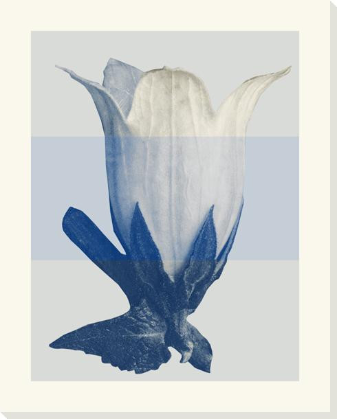 Archetypes In Blue 111 Wrapped Canvas Giclee Art Print Wall Art