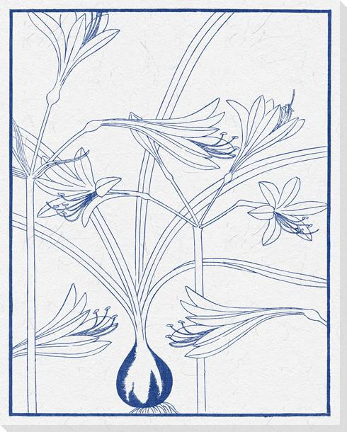 Blooming Bulbs 3 Wrapped Canvas Giclee Art Print Wall Art