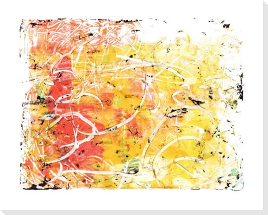 Mono Plate 23 Wrapped Canvas Giclee Art Print Wall Art