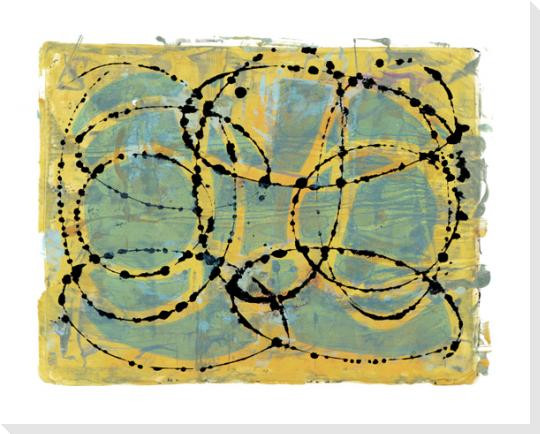 Mono Plate 39 Wrapped Canvas Giclee Art Print Wall Art