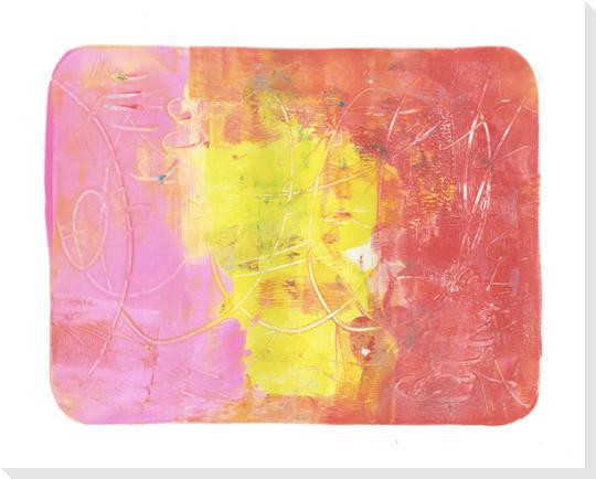 Mono Plate 50 Wrapped Canvas Giclee Art Print Wall Art