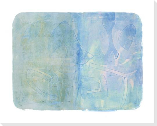 Mono Plate 58 Wrapped Canvas Giclee Art Print Wall Art