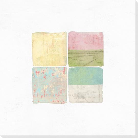 Four Square 2 Wrapped Canvas Giclee Art Print Wall Art