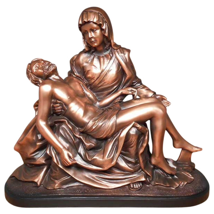 12" Pieta Statue - Bronze Finish