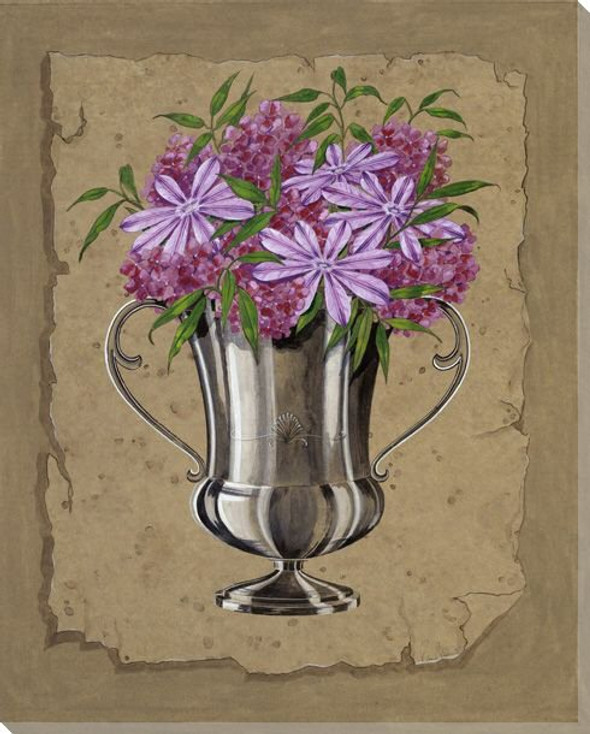 Bouquet Flowers III Wrapped Canvas Giclee Print Wall Art