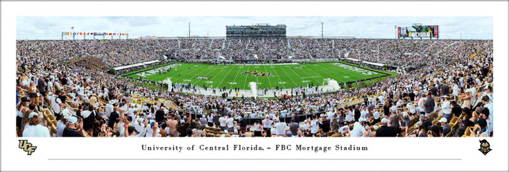 Central Florida Knights Football Panoramic Wall Art Print