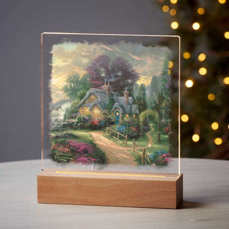 7.25" A New Day Dawning Acrylic LED Lighted Night Light