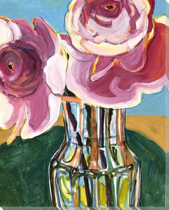 Fresh Cut Flowers 2 Wrapped Canvas Giclee Print Wall Art