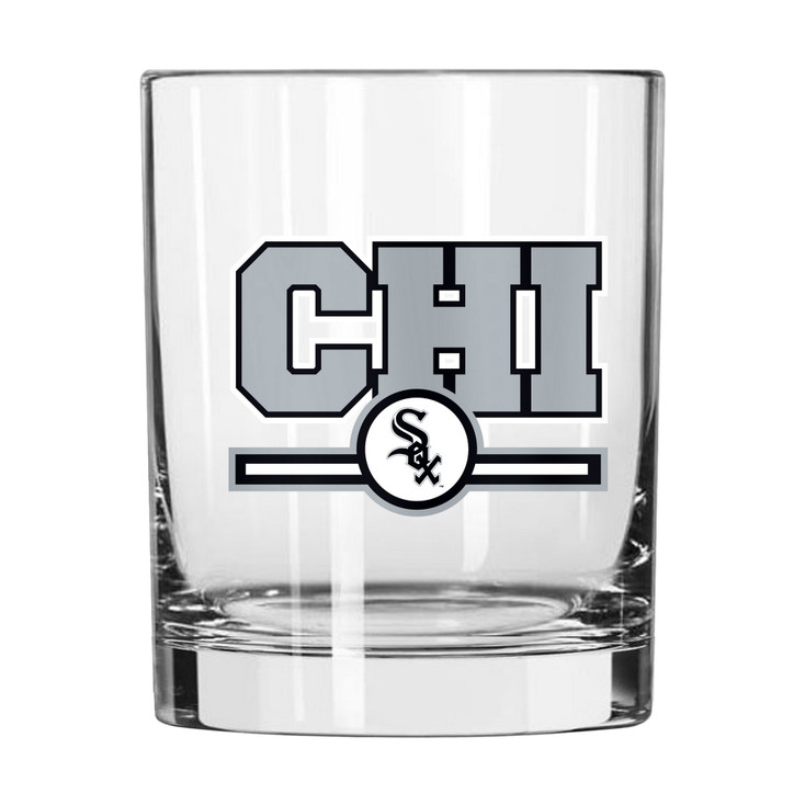 Chicago White Sox 14oz Letterman DOF Rocks Glass