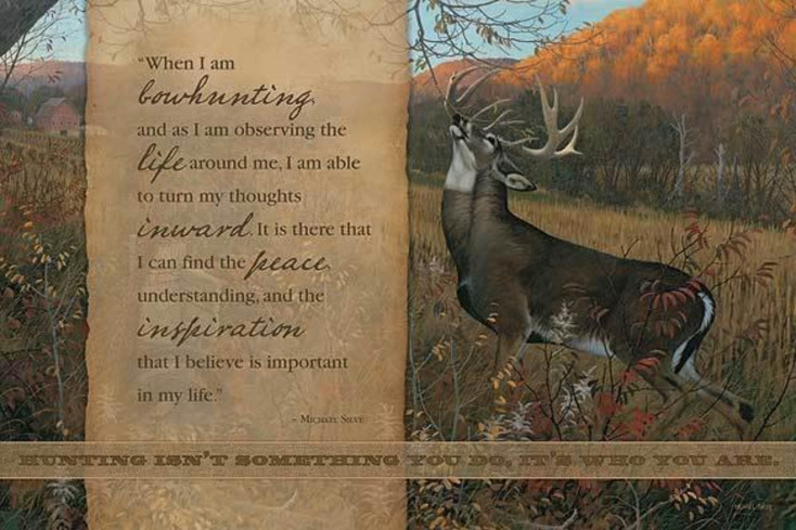 12" x 18" Bow Hunting Wood Sign