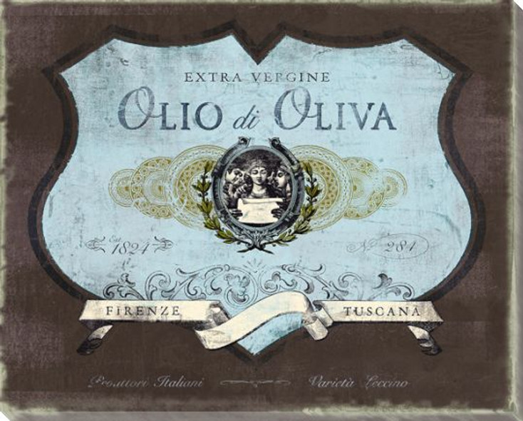 Olio di Oliva Italian Olive Oil Wrapped Canvas Giclee Print Wall Art