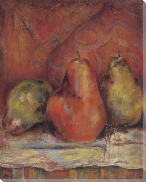 Classic Pears Wrapped Canvas Giclee Print Wall Art