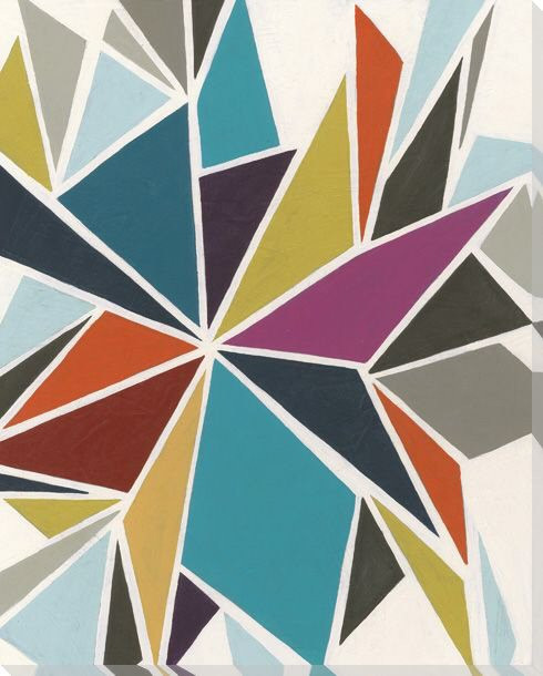 Pinwheel II Wrapped Canvas Giclee Print Wall Art