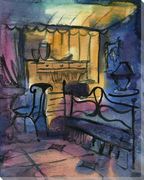 Chair Study 2 Wrapped Canvas Giclee Print Wall Art