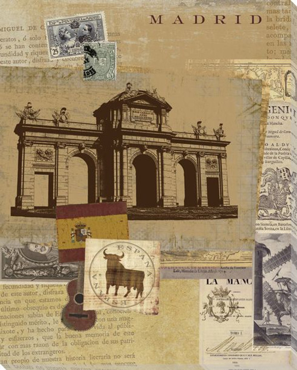 Madrid Wrapped Canvas Giclee Print Wall Art