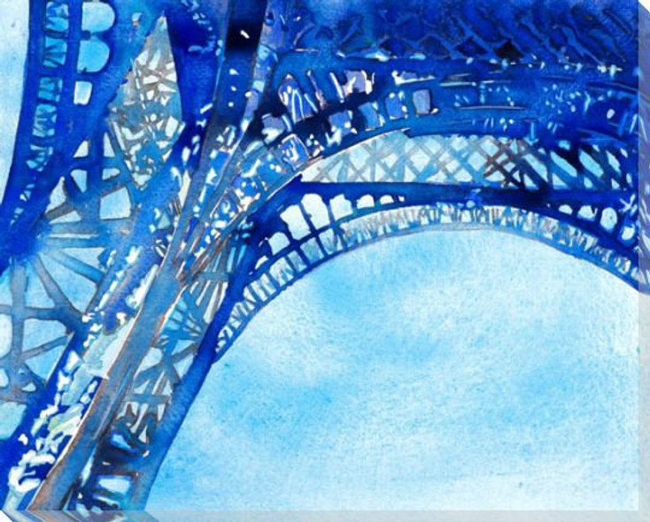 Eiffel Tower Wrapped Canvas Giclee Print Wall Art