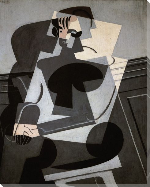 Portrait of Josette Gris Wrapped Canvas Giclee Print Wall Art