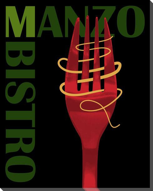 Manzo Wrapped Canvas Giclee Print Wall Art