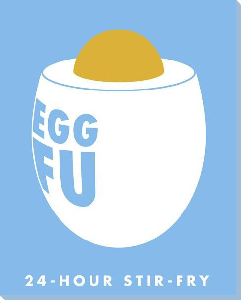 Egg Fu Wrapped Canvas Giclee Print Wall Art