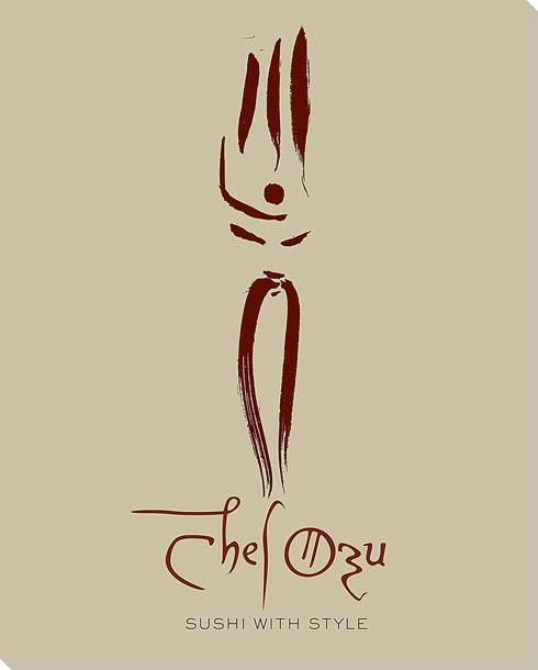 Chef Ozu Wrapped Canvas Giclee Print Wall Art