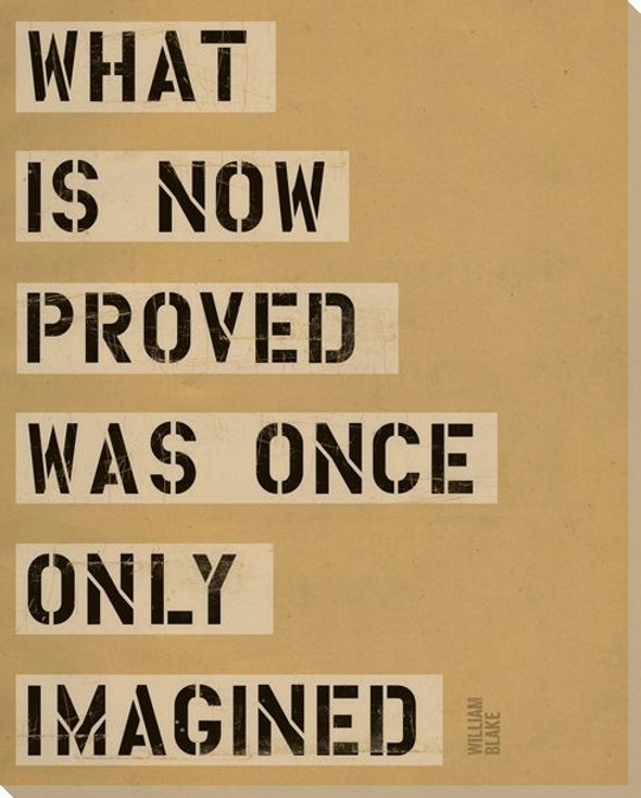 What is Now... Saying Wrapped Canvas Giclee Print Wall Art