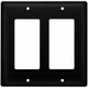 Double Rocker (GFCI) Switch Plate Covers