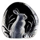 Mats Jonasson Crystal Rabbits Sculptures