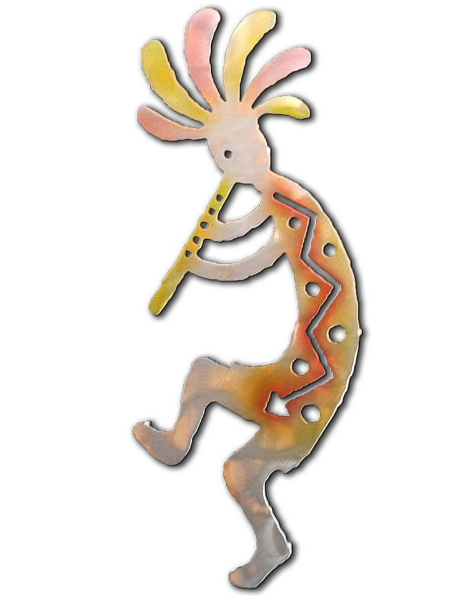 42" Flute Player Metal Wall Art Southwest Wall Decor