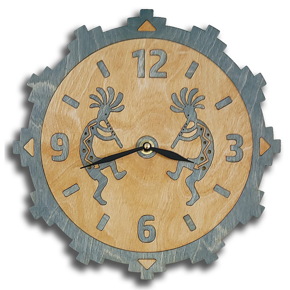 Choice Southwest Metal Wall Clock, 66 Designs Rustic Wall Decor