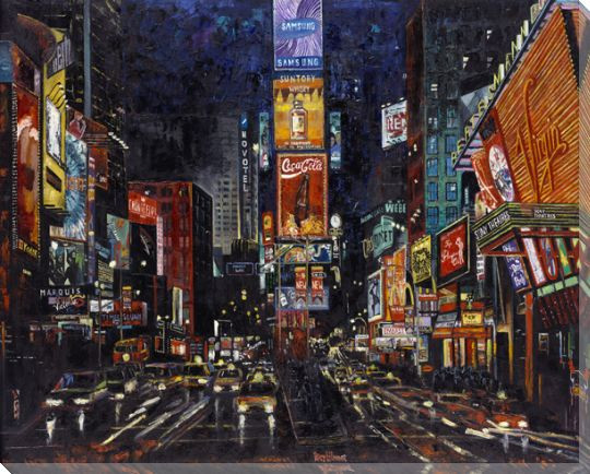 Poster New York Times Square – Grand Format A0, Impression Murale Ville