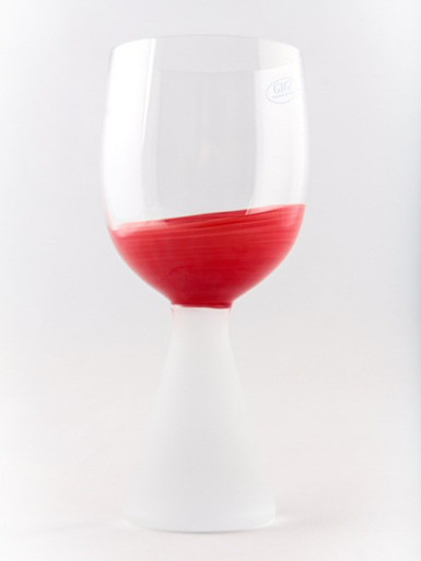 Dionysus Romanian Crystal White Zinfandel Wine Glasses, Set of 4