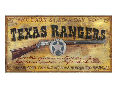 Metal Ranger Sign Custom Texas Rangers Vintage Style Metal Sign - Personalized Antique ...
