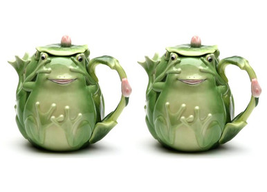 Fairy Frog Earthenware Mug, Set of 4