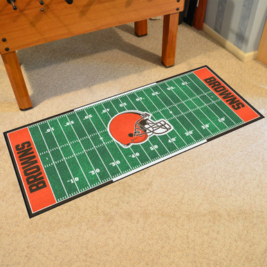 18 x 72 Green & Red NFL Cleveland Browns Golf Putting Mat