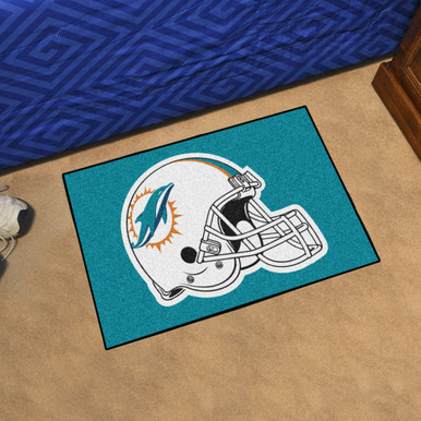 Officially Licensed NFL Miami Dolphins 19 x 30 Rug w/Vintage Logo