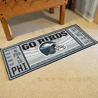 Philadelphia Eagles 30 x 72 Football Field Runner Mat