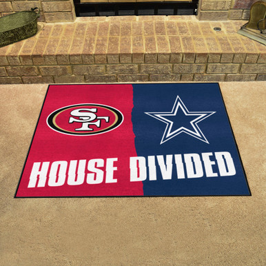 NFL House Divided Eagles-Giants Mat