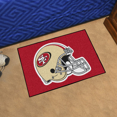 San Francisco 49ers Patterned 1.5 ft. x 2.5 ft. XFIT Design Starter Area Rug