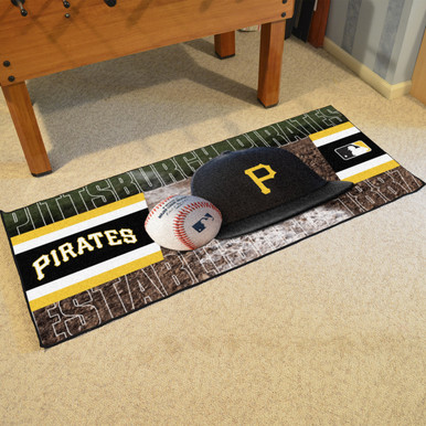 Officially Licensed MLB Pittsburgh Pirates Accent Rug 19 x 30