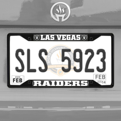 Las Vegas raiders license plate frame laser cut officially licensed