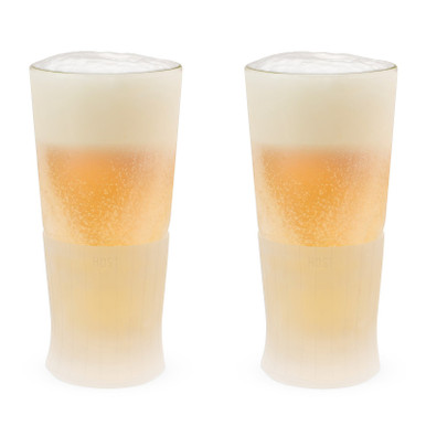 Beer Freeze Cooling Cups in Green (Set of 2) by Host