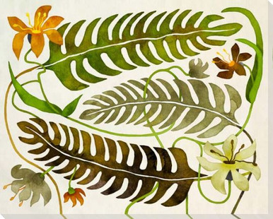 Botanical Mix 4 Wrapped Canvas Giclee Art Print Wall Art | Botanical ...