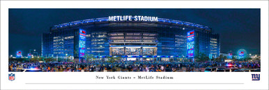 New York Giants MetLife Stadium Football Panoramic Wall Art Print