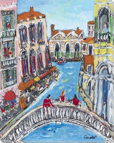 Venice Wrapped Canvas Giclee Art Print Wall Art | Explore World Wall Art