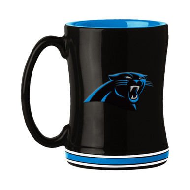 Carolina Panthers 14oz Black Ceramic Coffee Mug | Official NFL Team ...