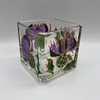 Hand Painted Glass Candle Holders