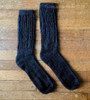 Mens Alpaca Rib Cushion Socks.