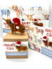 Hairy Coo Christmas Tea Towel 