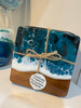 Ocean Resin Coaster Set