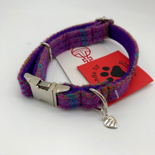 Bowzos Collar - Harris Tweed